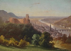 Pohled na Heidelberg